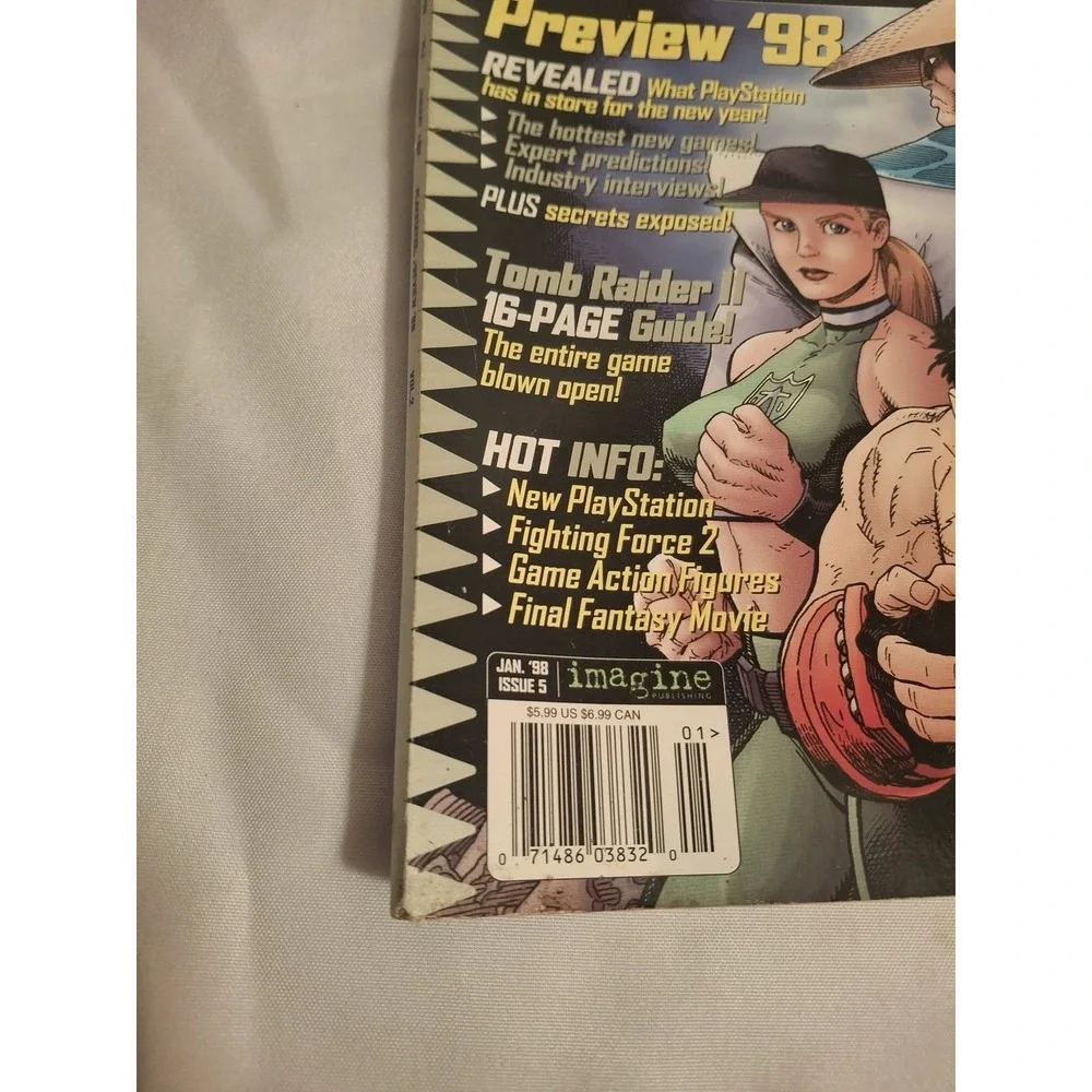 PSM #5 JAN 98 | RESIDENT EVIL 2 | LEON | PlayStation Magazine Issue 5 | Preview